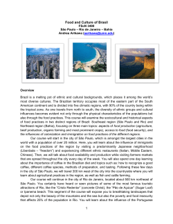 Food and Culture of Brasil