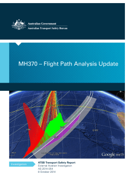 MH370 &ndash; Flight Path Analysis Update