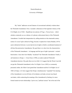 Features of conventional scholarly wisdom about the Thirteenth