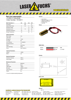 Red Line Lasermodule LFL650-5