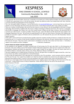 kespress - King Edward VI School Lichfield