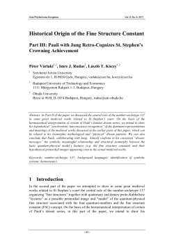Historical Origin of the Fine Structure Constant