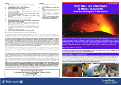 Italy, the Five Volcanoes