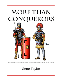Than Conquerors - David Padfield