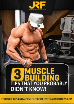 muscle building tips 2