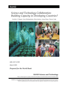 Science and Technology Collaboration