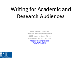 Presentation Slides