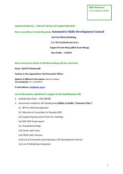 NSQF-Vehicle Driver Trainer - Level 5