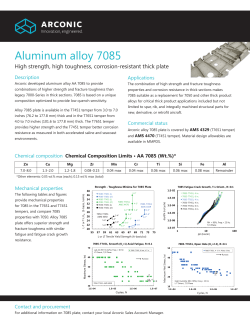 Aluminum alloy 7085
