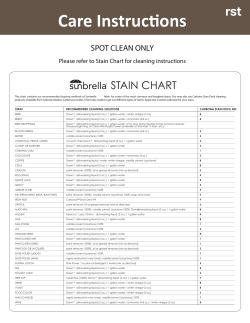SPOT CLEAN ONLY