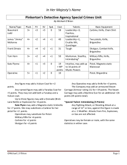 In Her Majesty`s Name Pinkerton`s Detective Agency