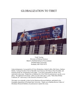 globalization to tibet