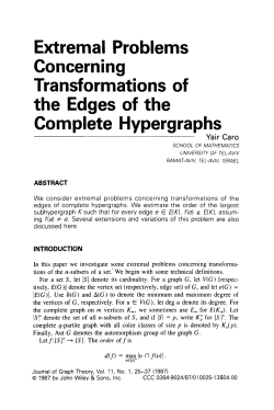 Extremal problems concerning transformations of the set of edges of