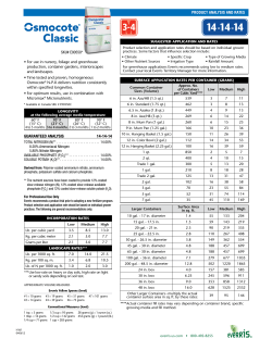 Osmocote 14-14-14 - Do My Own Pest Control