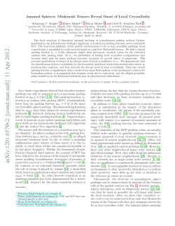 Jammed Spheres: Minkowski Tensors Reveal Onset of Local