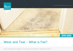 Fair Wear and Tear