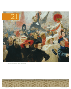 Chapter 21:The Crisis of Liberalism and the Making of Mass Society