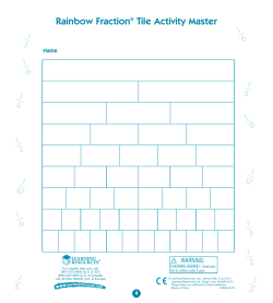 Rainbow Fraction&reg; Tile Activity Master