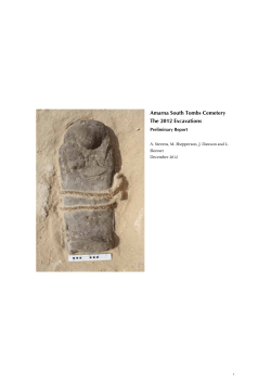 STC 2012 excavations