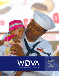 fast facts 2016 - Wisconsin Department of Veterans Affairs