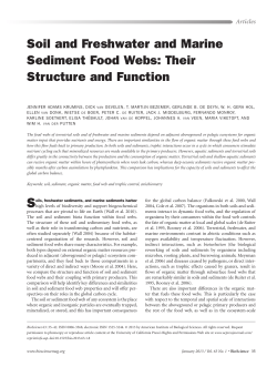 Soil and Freshwater and Marine Sediment Food
