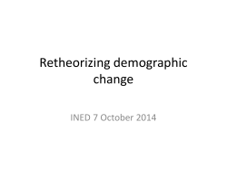 Re-theorizing family demographics