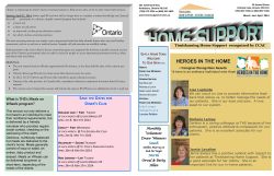 heroes in the home - Timiskaming Home Support