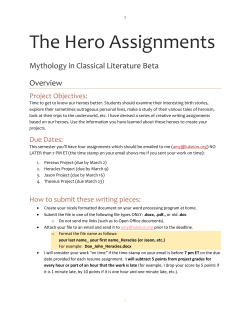 The Hero Assignments