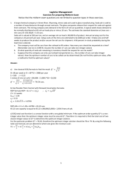 Exercises for preparing Midterm Exam