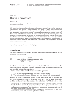 Ellipsis in appositives