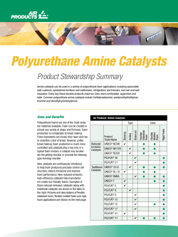 Polyurethane Amine Catalysts - Air Products and Chemicals, Inc.