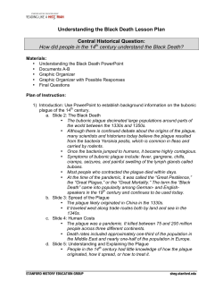 Understanding the Black Death Lesson Plan