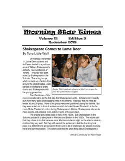 Morning Star Times - Lame Deer Public School