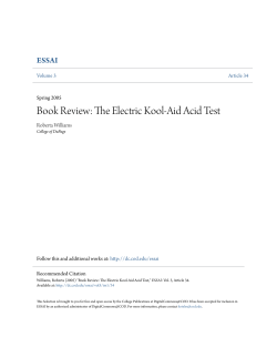 Book Review: The Electric Kool-Aid Acid Test