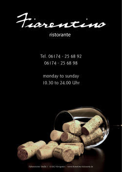 Tel. 06174 - 25 68 92 06174 - 25 68 98 monday to sunday 10.30 to