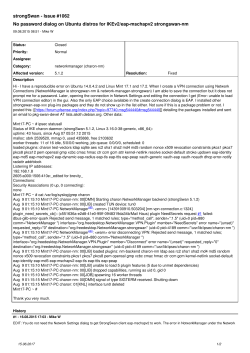 strongSwan - Issue #1062