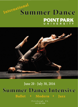 Brochure - Point Park University