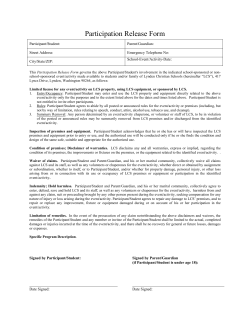 Gymnasium Use License - Lynden Christian Schools