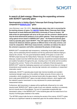 In search of dark energy: Observing the expanding