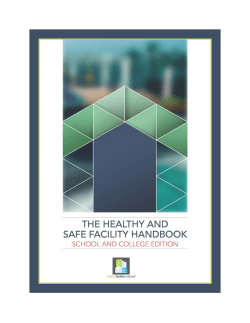 Healthy and Safe Facility Handbook
