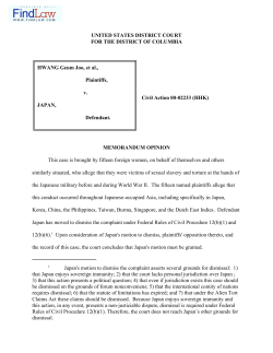 Memorandum Opinion - FindLaw Legal News