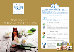 naturally fragrance for the home