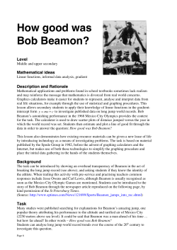How good was Bob Beamon?