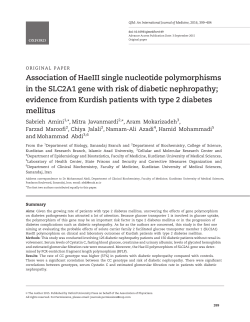 Association of HaeIII single nucleotide polymorphisms in the