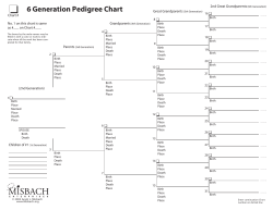 6 Generation Pedigree Chart