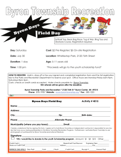 Byron Days Field Day