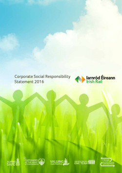 Corporate Social Responsibility Statement 2016