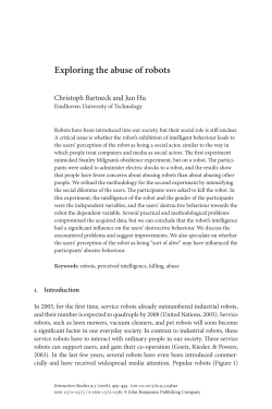 Exploring the abuse of robots