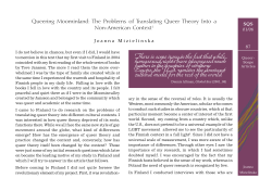 There is some irony in the fact that while homosexual