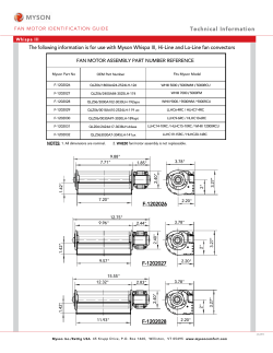 Fan Motor Identification Guide